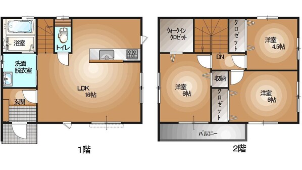 宇都宮駅 徒歩13分 1-2階の物件間取画像